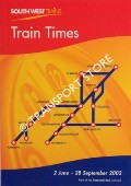 Train Times, 2 June - 28 September 2002 by South West Trains